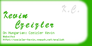 kevin czeizler business card